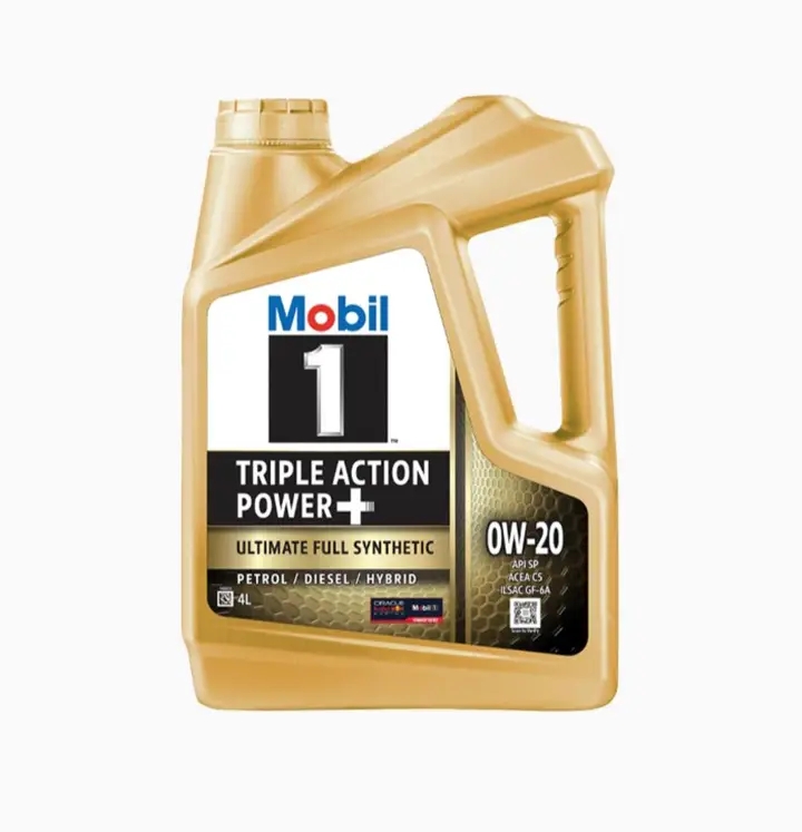 Mobil 1 Triple Action Power+ 0W-20 4L Full Synthetic Engine Oil
